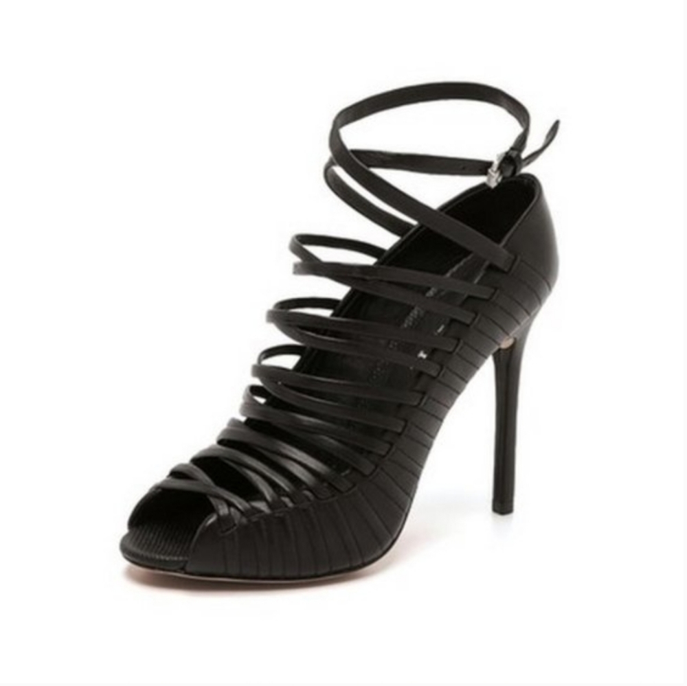 LAMB leather heeled booties